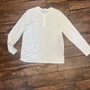 New never worn, Men's White Long Sleeve Gap Shirt